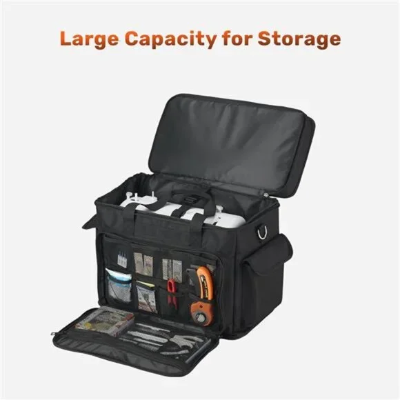 2 Layer Sewing Machine Case with Adjustable Shoulder Strap Sewing - Picture 4 of 7